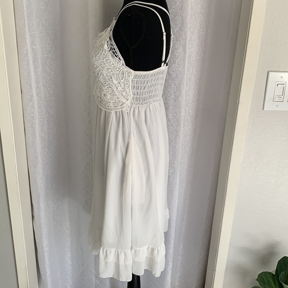 FEAGER White Lace Top Sundress Sz:S - Picture 2 of 8
